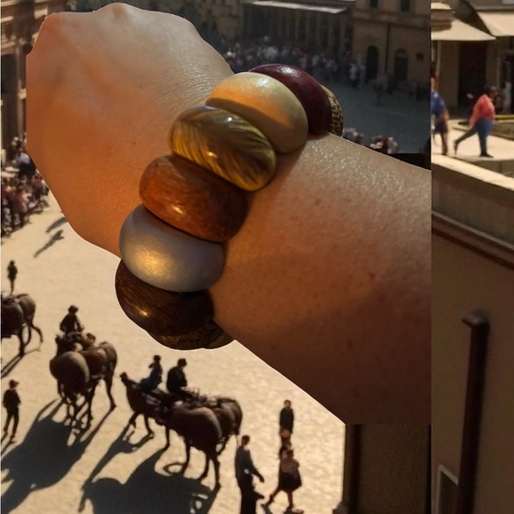 vintage wood bracelet‎ - Picture 4 of 4
